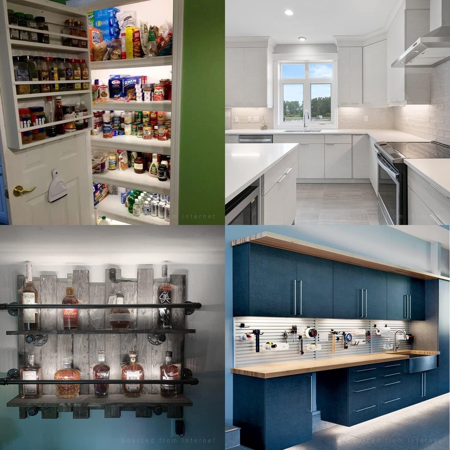 TORCHSTAR 6pcs 12 Inch LED Safe Lighting Kit, Motion Sensor, 5000K | UL Power Adapter, Input 100-240V, Linkable Gun Safe Light Bars, 900LM, for Under Cabinet Locker Closet Showcase, Daylight