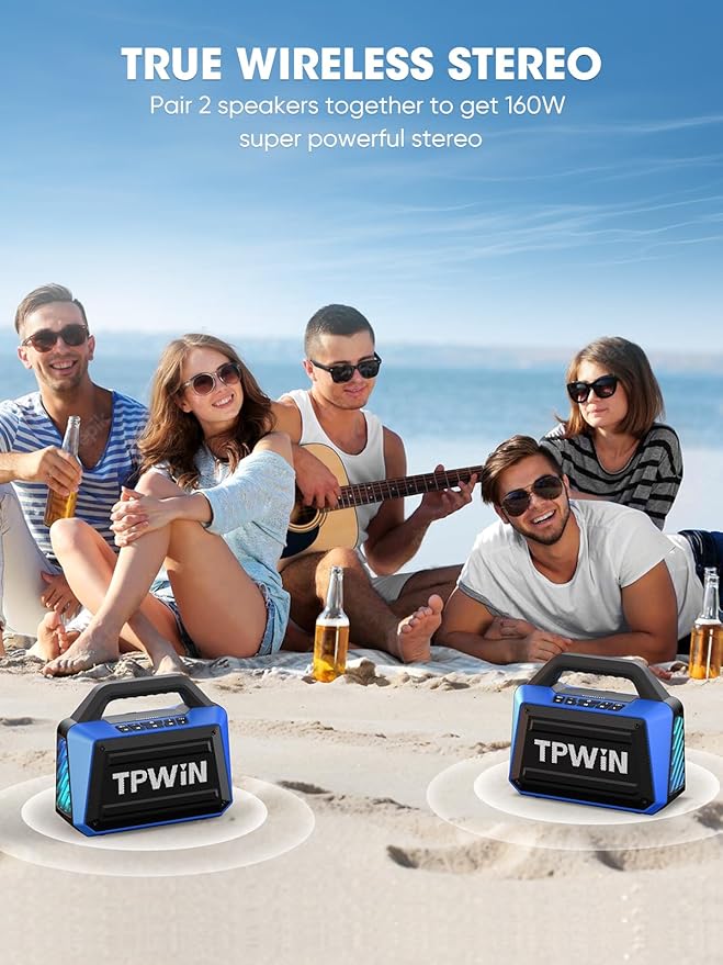 TPWIN Portable Bluetooth Speakers Loud - Image 4