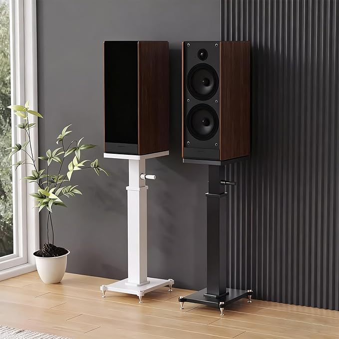 29.5-43.3in Height Adjustable Speaker Stands Pair up to 110lbs, Heavy Duty - Image 6