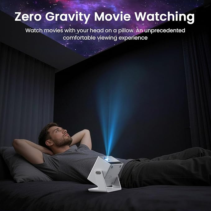 Smart Mini Projector, 1500 ANSI Portable Projector - Image 5