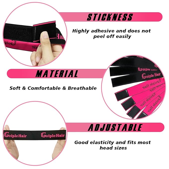 Goiple Edge Control Wax for Women Strong Hold Non-greasy Edge Smoother Pink - Image 7