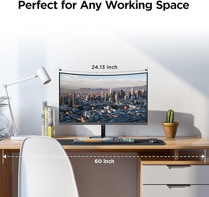 KOORUI 27 Inch Curved Monitor FHD 1080P 144Hz Gaming Office Computer Monitors - Image 10