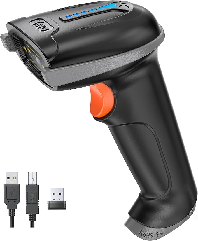 Tera Barcode Scanner Wireless Versatile 2-in-1 by Tera