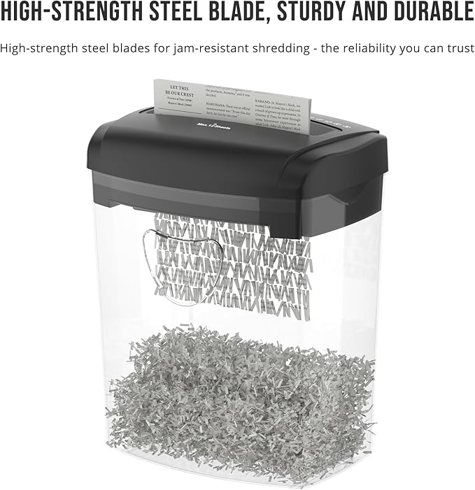 SUNTIKO 12-Sheet Cross-Cut Paper Shredder, P-4 Security Level - Image 3