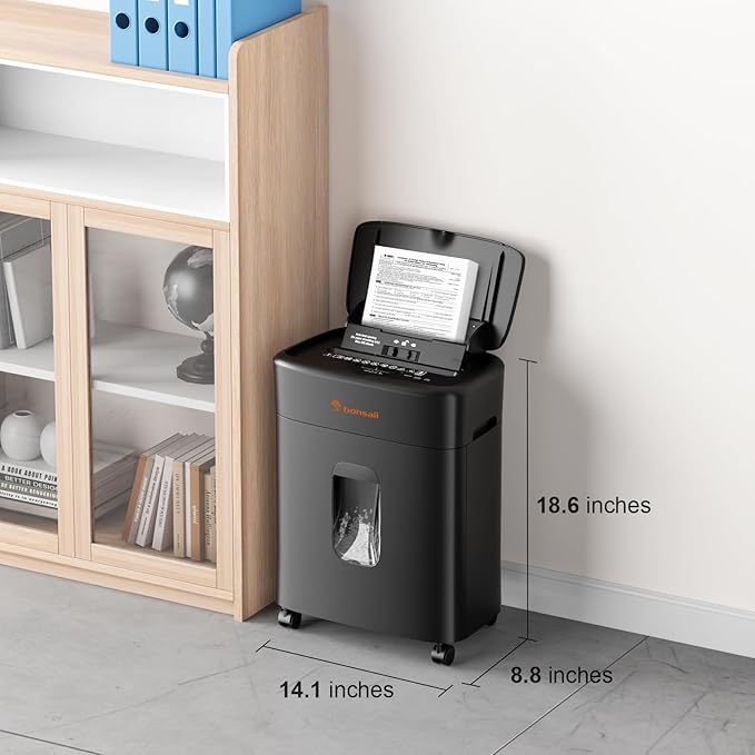 Bonsaii 100 Sheets Auto Feed Paper Shredder, Micro-Cut Heavy Duty Shredder / - Image 9
