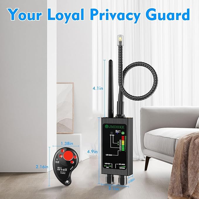 JMDHKK M8000 Hidden Camera Detector, Bug Detector, Camera Finder, Signal - Image 3