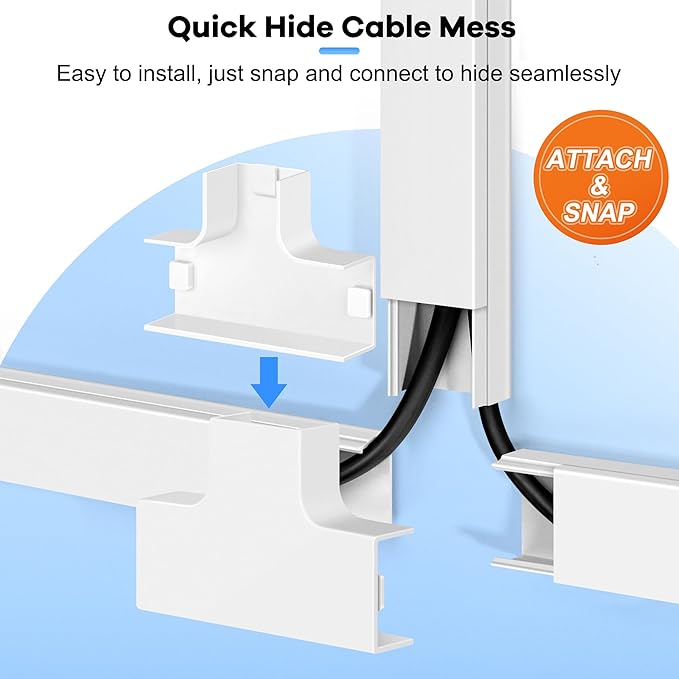 126in Cord Hider Kit, ZhiYo Wire Hiders - Image 7