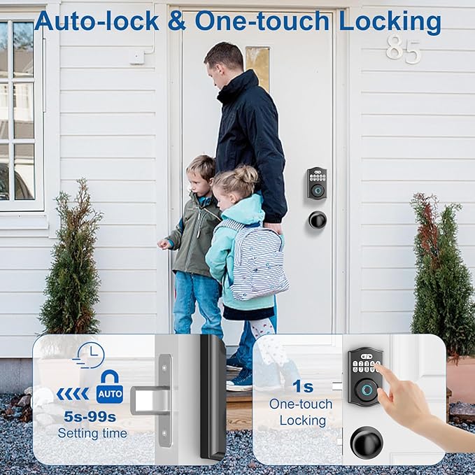 BAFUWEIY Fingerprint Door Lock - Image 5