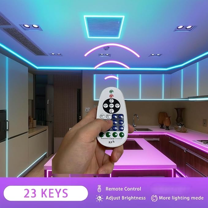 RF Single-Color LED Dimmer Light Controller, Replacement Remote - Image 6