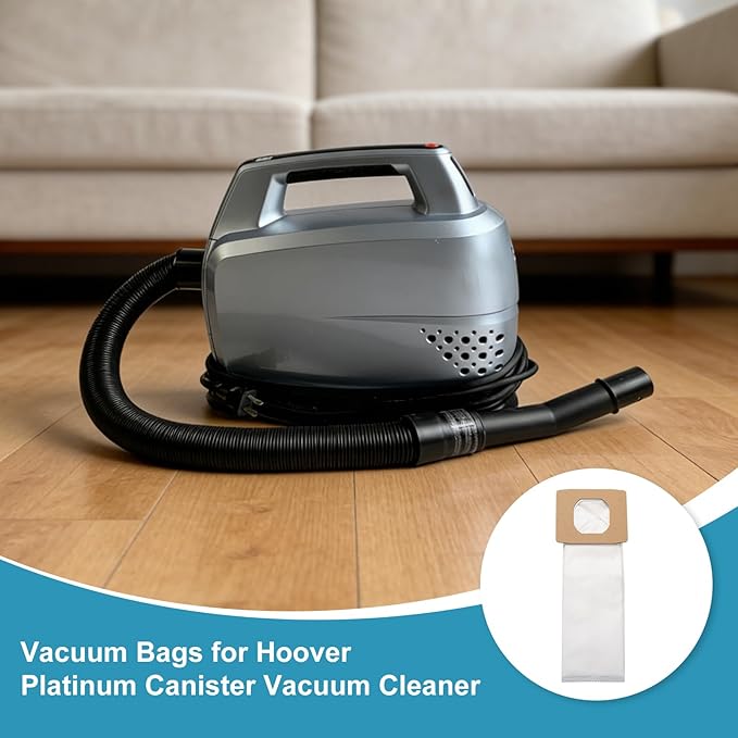 OGGOGOE 10 Pack Vacuum Bags for Hoover Platinum Canister Vacuum Cleaner - Image 2