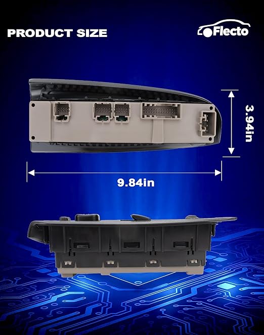 Flecto Master Power Window Switch Driver Side 15883318 - Image 5