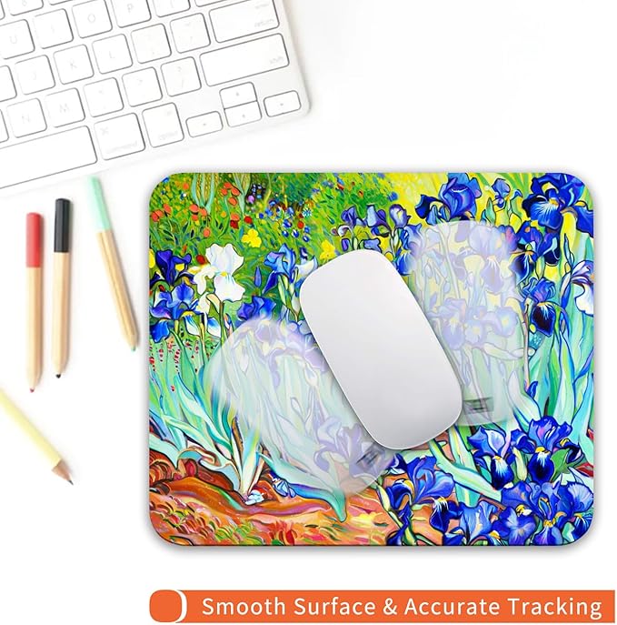 Armanza Square Mouse Pad Lrises, Personalized Premium-Textured Custom Mouse Mat - Image 4