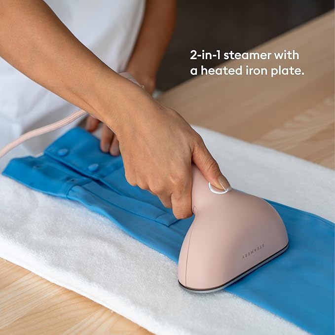 Steamery Handheld Clothes Steamer Cirrus 3, US Plug, Heated Ironing Plate - Image 4