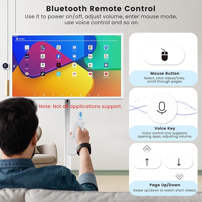 BIGASUO 32-Inch Portable Smart Screen 1080p Portable Monitor - Image 8