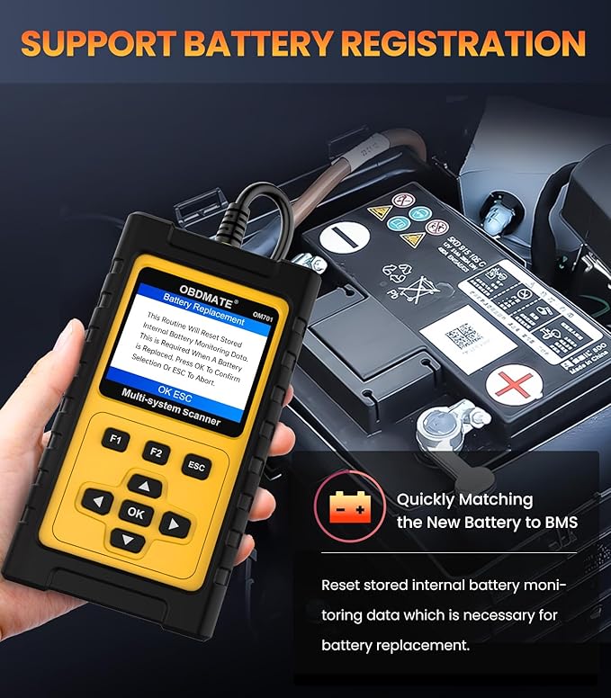 OBDMATE OBD2 Scanner for Toyota/Lexus/Scion, OM701 All Systems Diagnostic Tool - Image 7