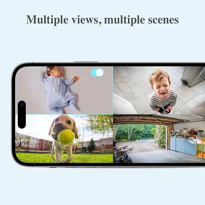 Sense-U Battery Baby Monitor Smart Security Camera, Indoor/Outdoor Use - Image 7