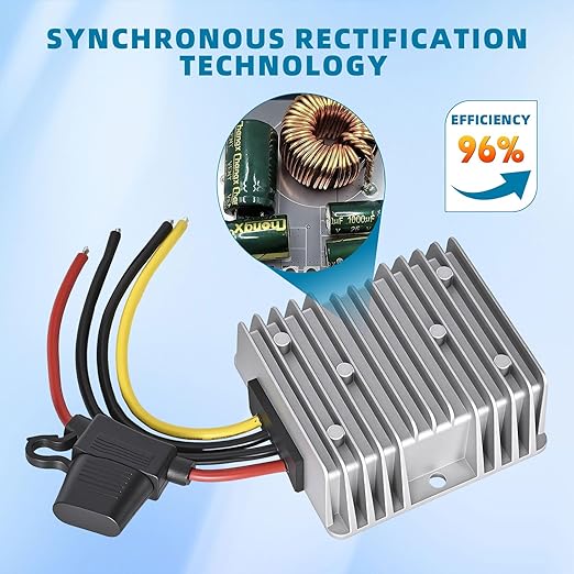 AIUWIZO 20A 240W Golf Cart DC-DC 24V 36V 48V to 12V Waterproof Converter - Image 5