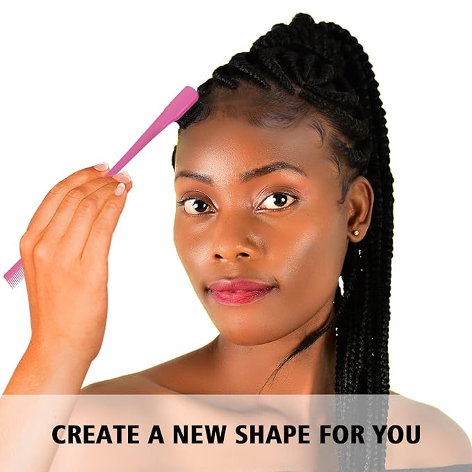 Goiple Hair Styling Brush Set, 12 Pieces Nylon Teasing Hair Brush Rat Tail Comb - Image 6