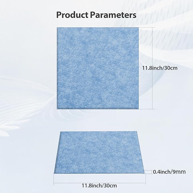 Amantech 12 Pack Acoustic Panels Self Adhesive Sound Proof Foam, High Density - Image 6