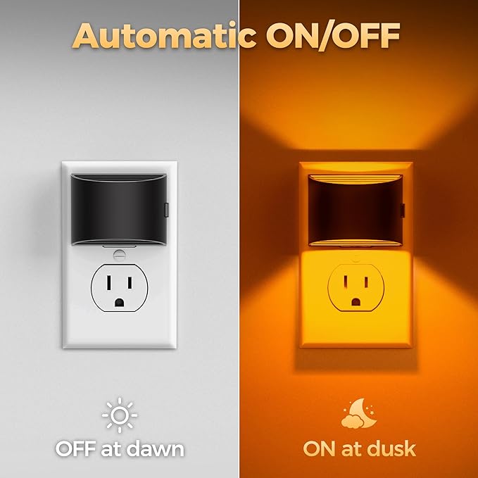 DORESshop LED Night Light, Night Lights Plug into Wall, 3 Level Brightness - Image 6