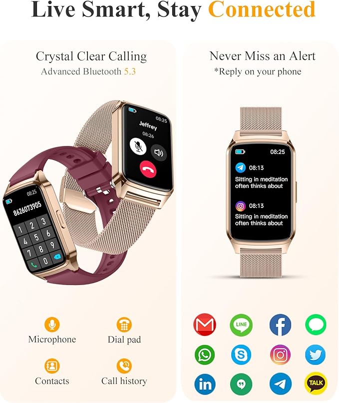 ChronArk Fitness Tracker Watch for Women Men, Step Counter Compatible - Image 2