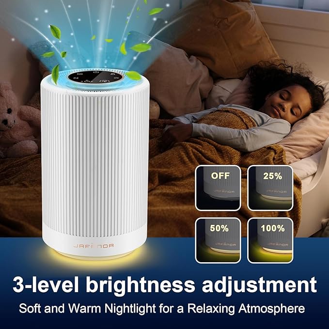 Jafanda Air Purifiers for Home Bedroom Coverage 450 sqft, 23 dB Air Cleaner - Image 6