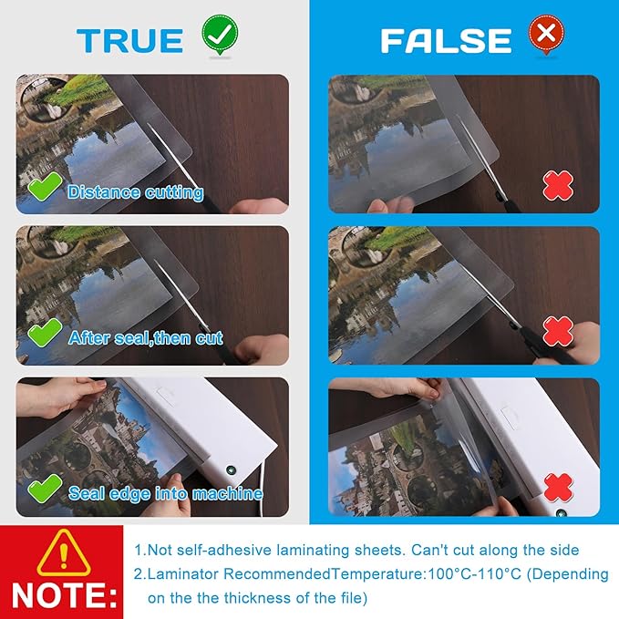 CAREGY 150 Pack Laminating Sheets, Hold 11 x 17 Inch Sheet, 3 Mil Clear Thermal - Image 8