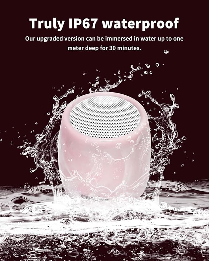 comiso Small Speaker, IPX7 Waterproof Bluetooth Speaker - Image 3
