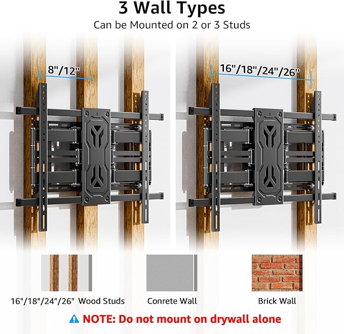 MOUNTUP Heavy Duty Full Motion TV Wall Mount - Image 8