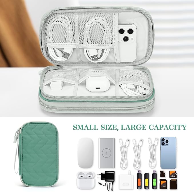 FYY Electronic Organizer, Travel Cable Organizer Bag Pouch Electronic - Image 6