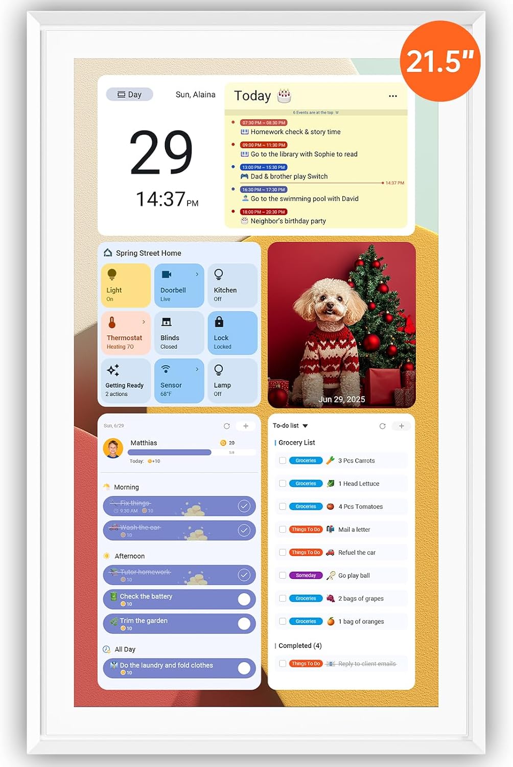 ApoloSign Digital Calendar: Electronic Calendar, Smart Touchscreen Interactive
