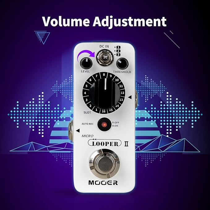 MOOER Micro Looper II Guitar Loop Pedal - Image 3