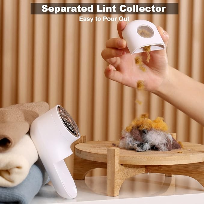 Garstor Fabric Shaver, Electric Lint Remover, 2.0 USB Rechargeable Fabric - Image 5