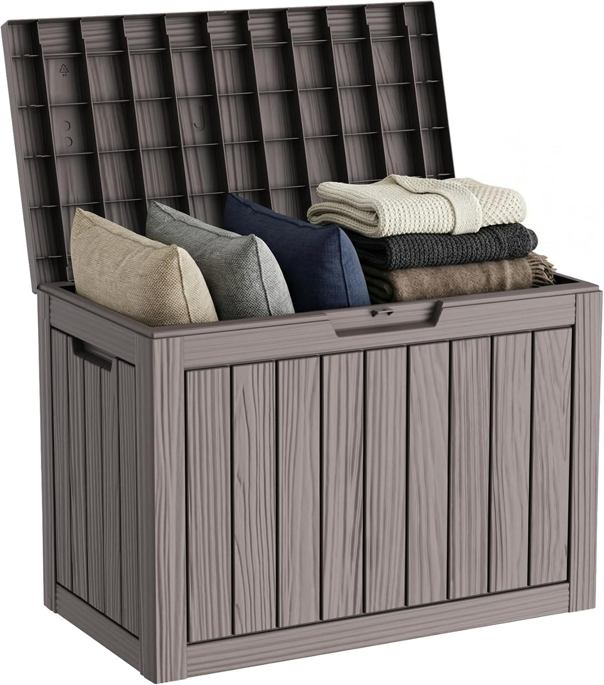 patiozen 60 gallon outdoor storage box, waterproof patio, main product view