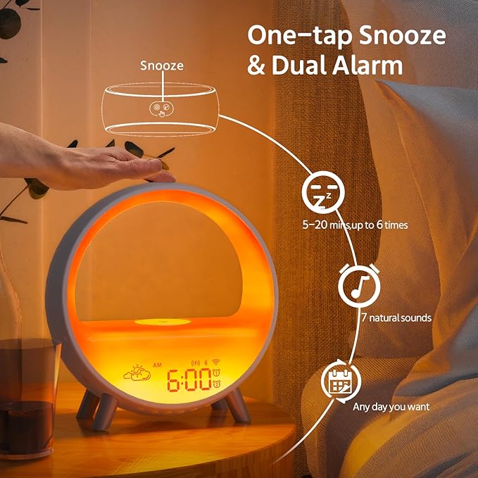 MOMILLA Smart Sunrise Alarm Clock - Image 7