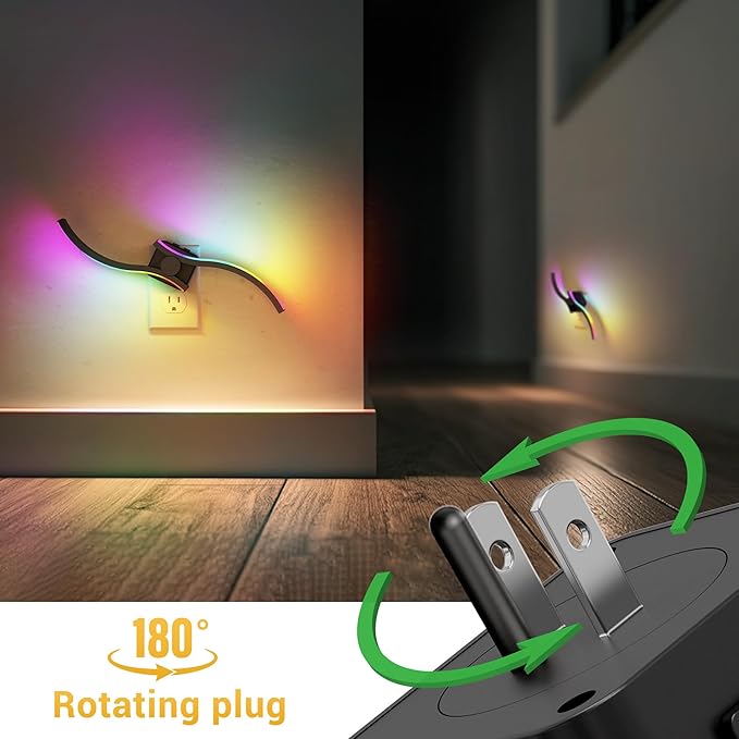 L LOHAS LED Night Light, Night Lights Plug into Wall, Modern Nightlight - Image 6