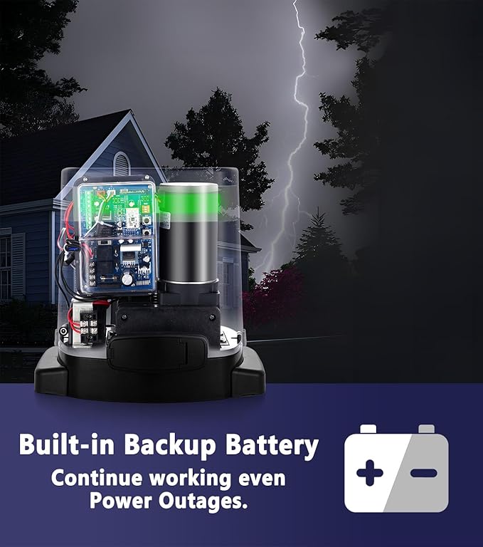 Blütezeit 1400lb Sliding Gate Opener, Solar Power | WiFi Control | Built-in - Image 4