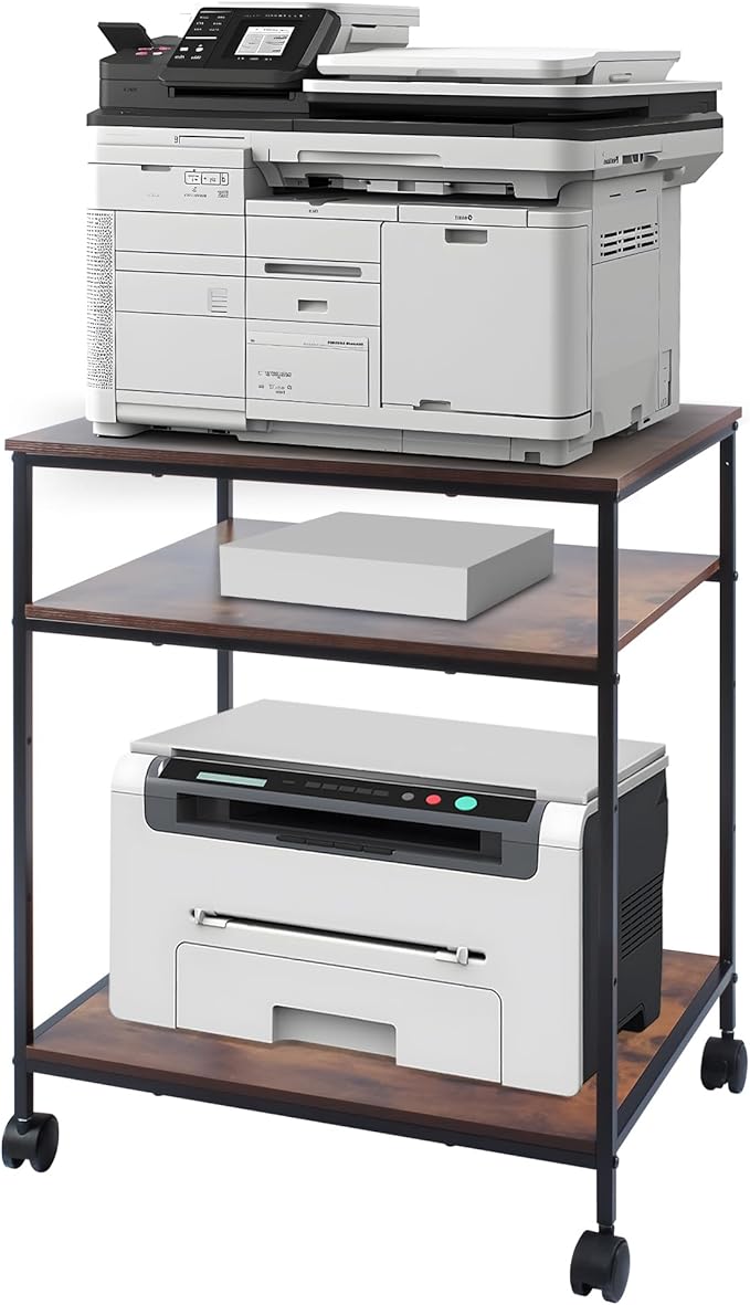 EMERIT 3-Tier Printer Stand for Laser/Inkjet/All-in-One by eMERIT