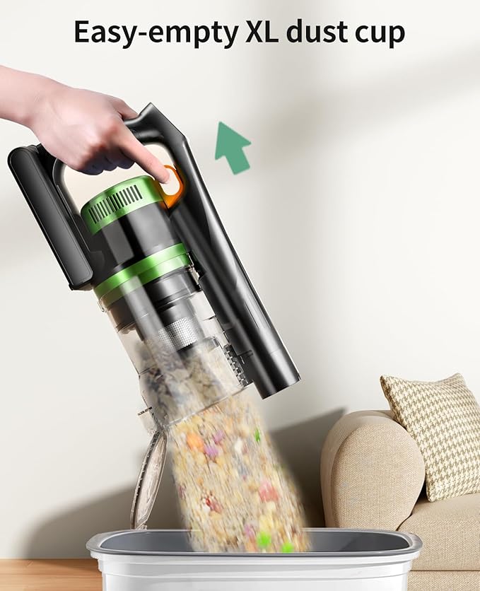 SunSare Cordless Vacuum Cleaner, 50KPa 600W 65Mins Vacuum Cleaner - Image 7
