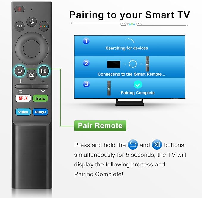 BN59-01385A Voice Remote for Samsung-Frame-TV-Remote, for Samsung Smart TV UHD - Image 6