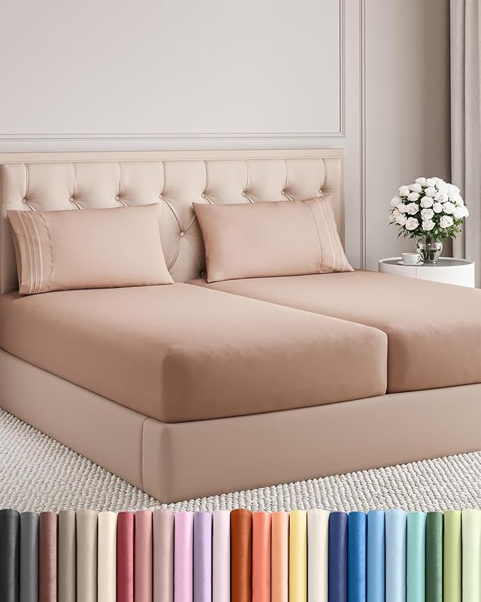 Split King Size 5 Piece Sheet Set by CGKUnlimited