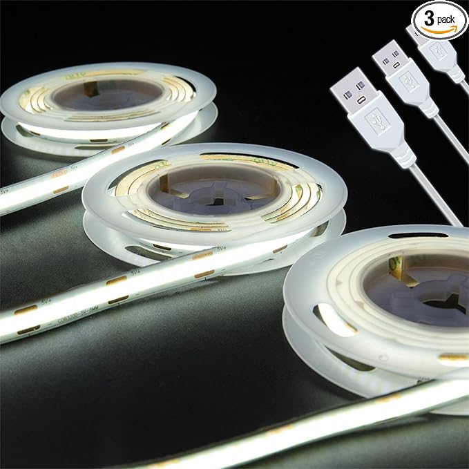UVTaoYuan LED Strip Lights USB Short Light Strips, 6500K Bright White Not by UVTaoYuan