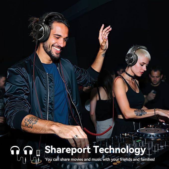OneOdio Wired Over Ear Headphones Hi-Res Studio Monitor & Mixing DJ Stereo - Image 6
