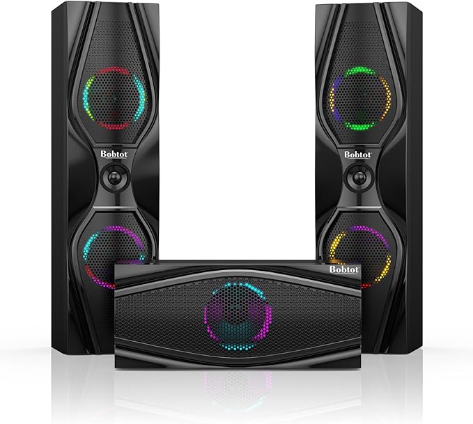 Bobtot Home Theater Systems Surround Sound Speakers - Image 5
