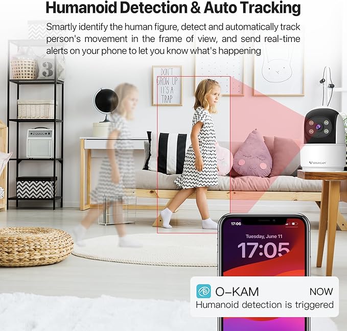 VSTARCAM 3MP Indoor Security Camera, 2.4G WiFi Cameras - Image 4