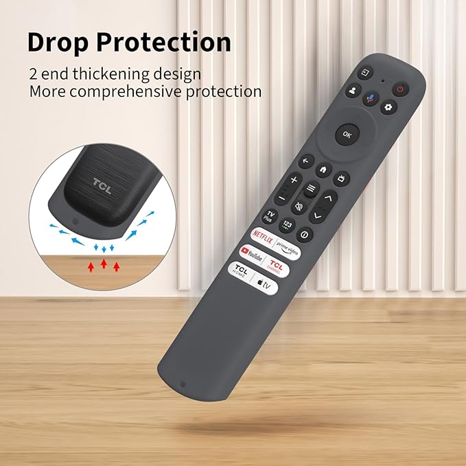 Hi Color Silicone Cover for TCL RC813 FMB1/RC923/RC902V Remote Protective Case - Image 3