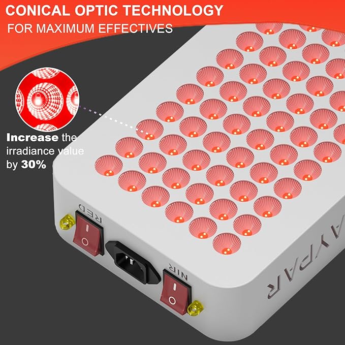 LED Red Light Therapy for Body Infrared Red Light Therapy Red Light Panel Red - Image 3
