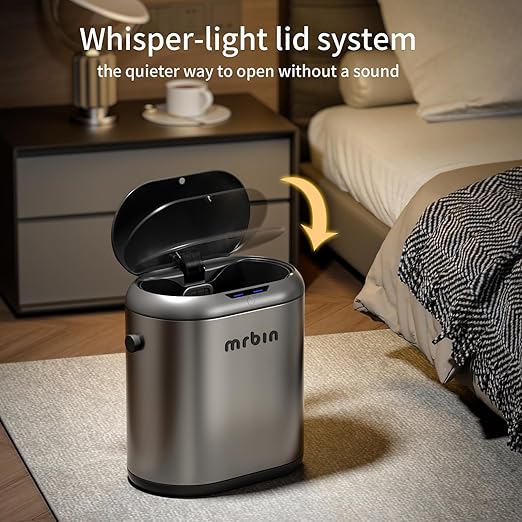 MRBIN Automatic Adsorption Metal Trash Can - Image 6
