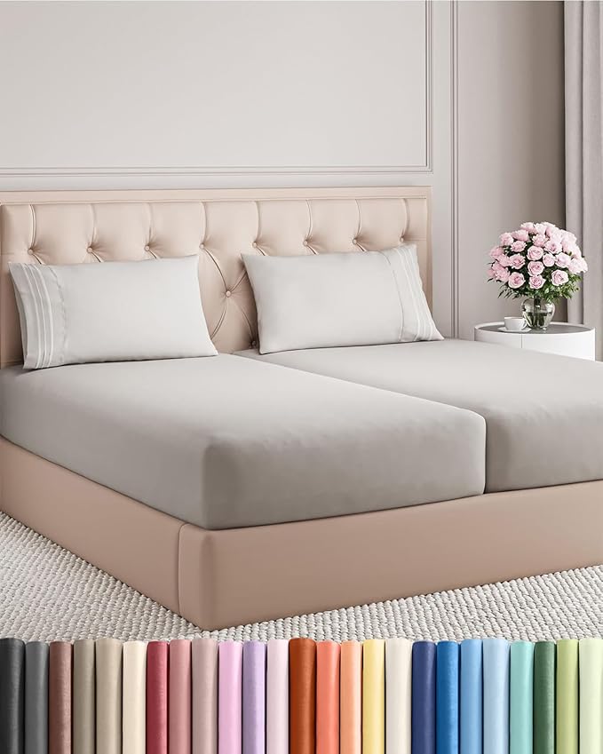 Split King Size 5 Piece Sheet Set by CGKUnlimited