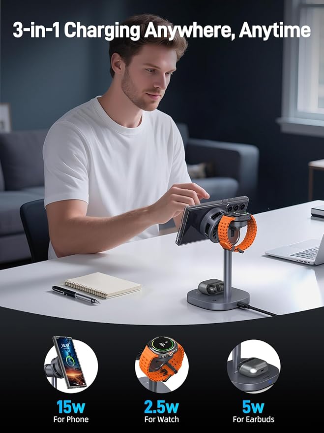 3 in 1 Magnetic Charging Station - Image 5